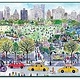 Galison Cityscape by Michael Storrings 1000 piece panoramic puzzle