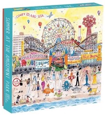 Galison Summer at The Amusement Park by Michael Storrings