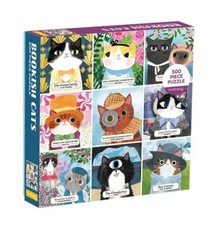 Mudpuppy mudpuppy Bookish Cats (500pc puzzle)