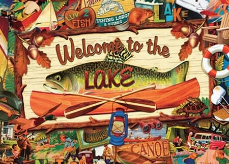 Willow Creek Welcome to the Lake by Kate Ward Thacker 1000 piece puzzle