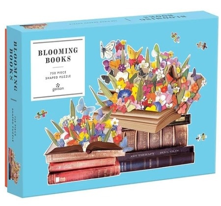 Galison Blooming Books (shaped puzzle)