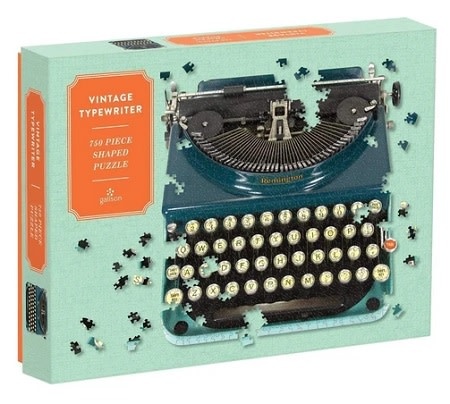 Galison Vintage Typewriter (750 pc shaped puzzle)