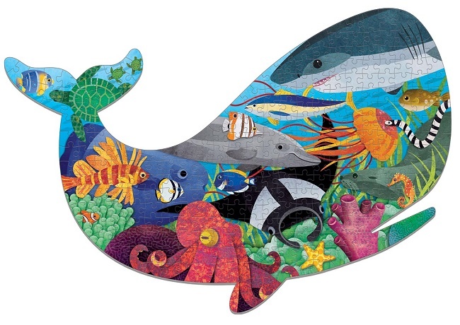 Mudpuppy Mudpuppy Ocean Life (300pc shaped puzzle)