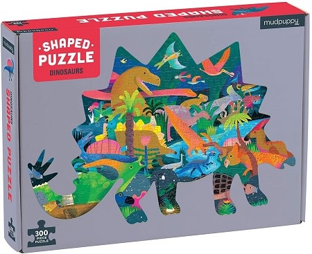 Mudpuppy Dinosaurs (shaped puzzle)