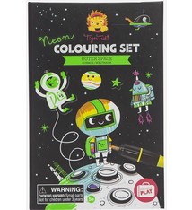 Tiger Tribe Neon Colouring set - Outer Space 5+