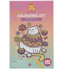 Tiger Tribe Night Garden Colouring set 5+