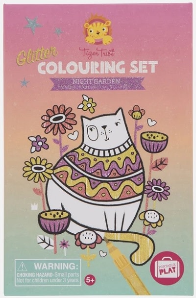 Tiger Tribe Night Garden Colouring set 5+