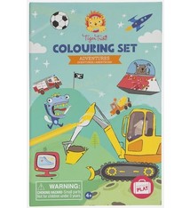 Tiger Tribe Adventures Colouring set 4+