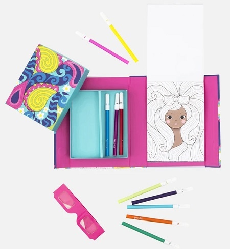 Tiger Tribe Rainbow Dreams 3D Colouring Set 5+