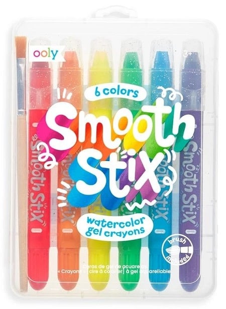 OOLY Smooth Stix watercolor gel crayons 3+