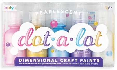 OOLY Ooly dot-a-lot dimensinal craft paints--Pearlescent (6+)