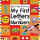 Priddy Books My First Letters And Numbers (3+)