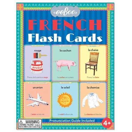 eeboo French Vocabulary Flash Cards (4+)