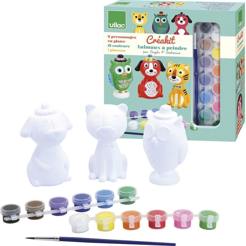 vilac Créakit Figurine Painting set 4+