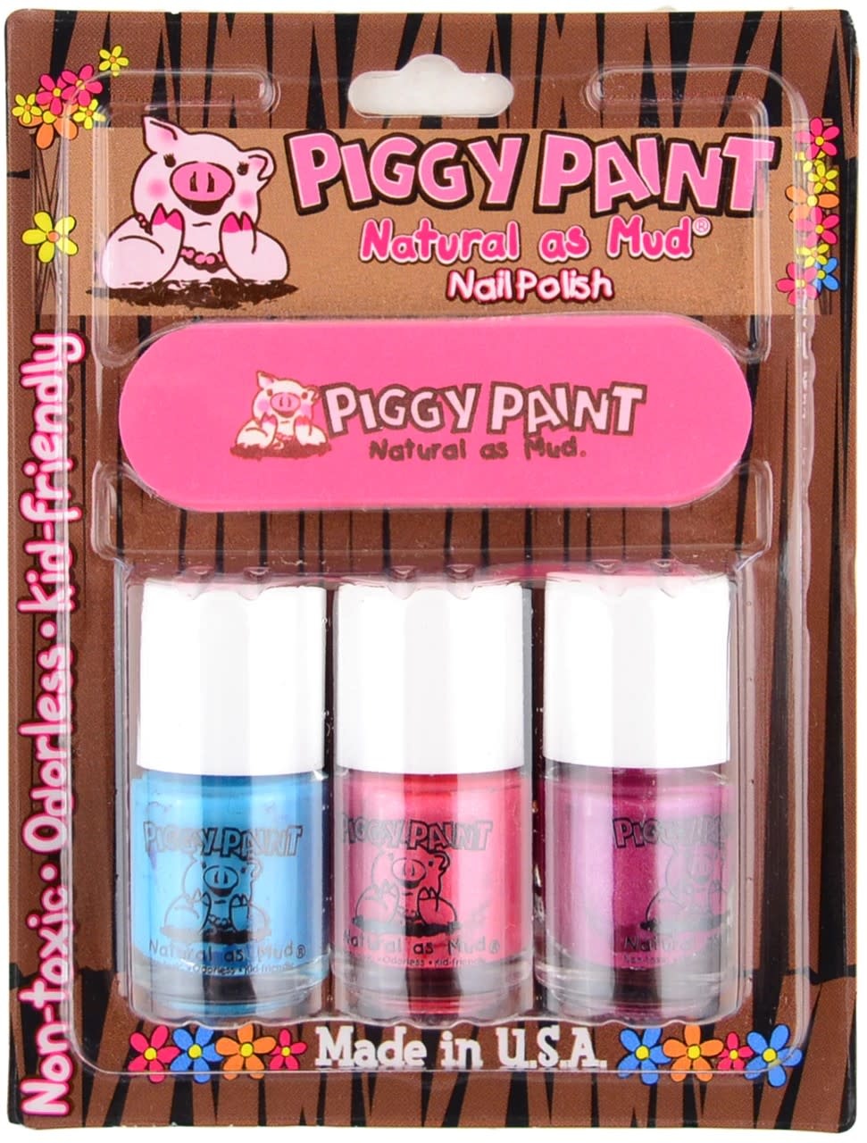 Piggy Paint Piggy Paint 3 pc Nail Polish Set .36fl. oz.