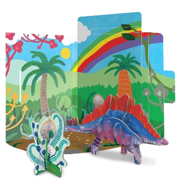 eeboo eeboo Glow In The Dark 3D Dinosaurs 5+