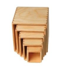 Grimm’s Small Stacking Boxes (natural) 1+