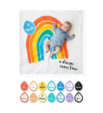 lulujo lulujo Baby's First Year blanket & cards set