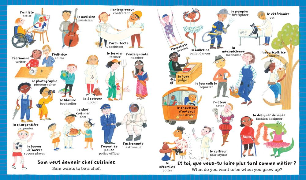 Barefoot Books My Big Barefoot Book of French & English Words by Sophie Fatus (ages 2-6)
