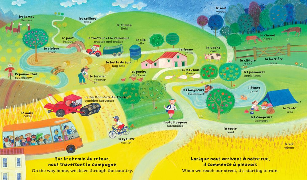 Barefoot Books My Big Barefoot Book of French & English Words by Sophie Fatus (ages 2-6)