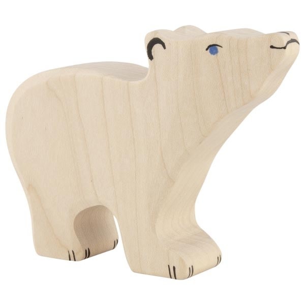 Holztiger Holztiger Polar Bear, Small, Head Raised 80209