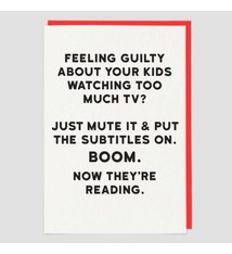 Redback Cards Feeling Guilty About Your Kids Watching Too Much TV?