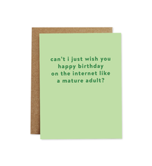 Rhubarb Paper Co. Can't I just wish you a happy birthday...