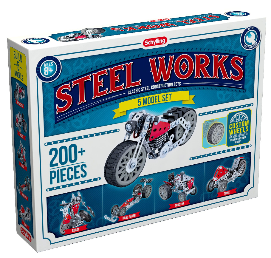 Schylling 5 Model Set - Steel Works (8+)