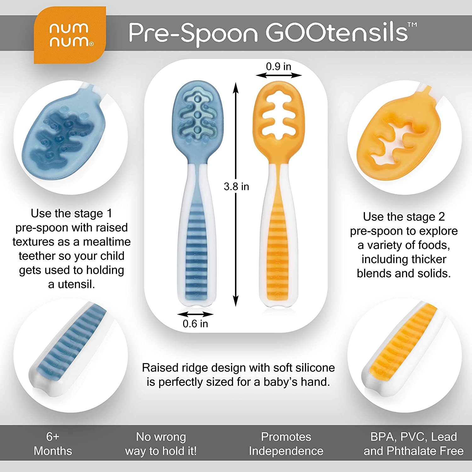 numnum Pre-Spoon GOOtensils (6m+)