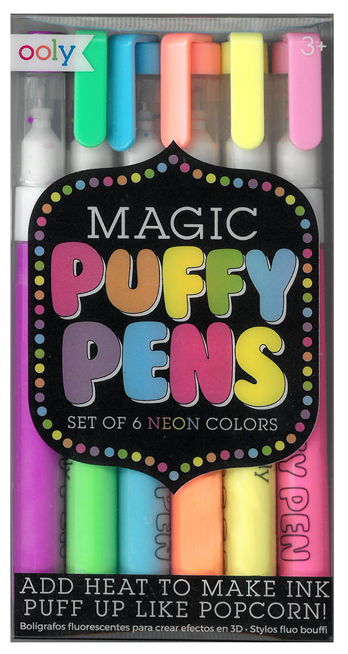 OOLY Magic Puffy Pens (3+)