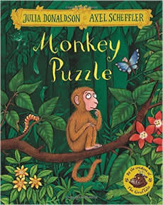 Monkey Puzzle  by Julia Donaldson (board book) (4+)