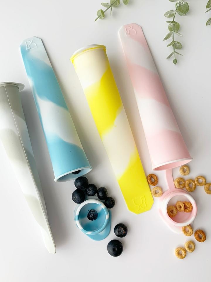 Silicone Ice Pop Molds (set of 4)