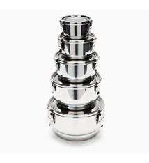 Onyx Onyx 3-clip  Leakproof Stainless Steel Food Storage Containers
