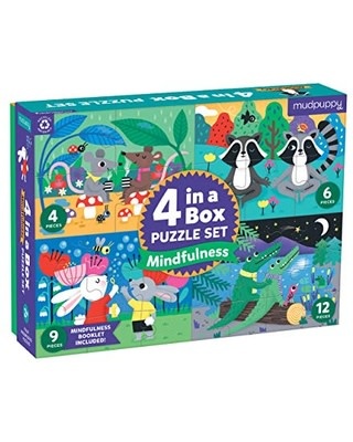 Mudpuppy mudpuppy 4 in a Box Puzzle Set