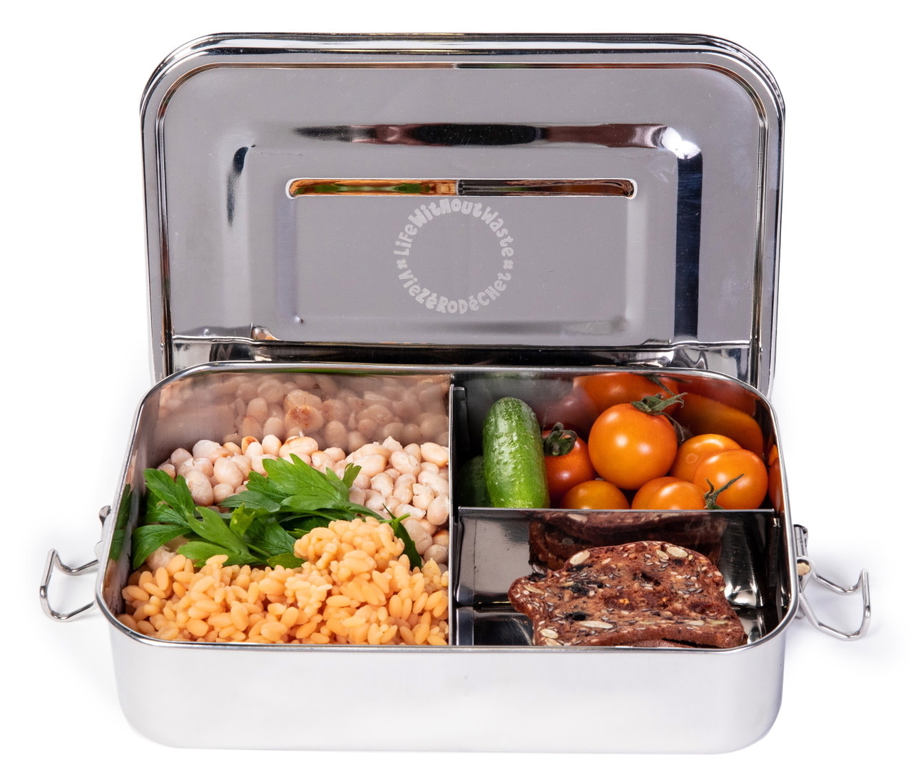 Life Without Waste Stainless Steel Bento (3-compartment)