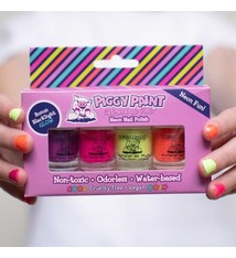 Piggy Paint Piggy Paint 4 pc Neon Nail Polish Set .48 fl. oz.