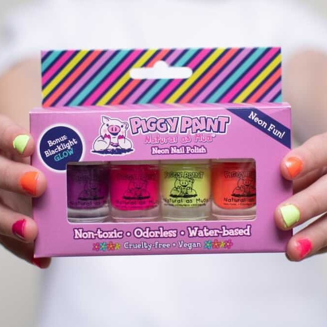 Piggy Paint Piggy Paint 4 pc Neon Nail Polish Set .48 fl. oz.