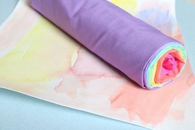 Sarah's Silks Sarah's Silk Cotton Playcloth  (rainbow)
