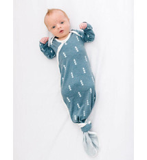 Copper Pearl Copper Pearl Knotted Kimono Gown (0-3 months)