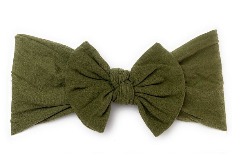 Baby Wisp Nylon Bow Hairband (0-18 months)