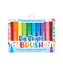 OOLY Big Bright Brush Markers - 10 pack (3+)
