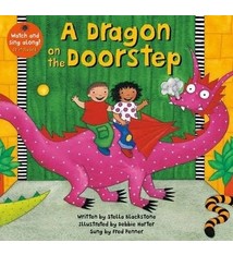 Barefoot Books A Dragon on the Doorstep by Stella Blackstone (book with audio) 3+