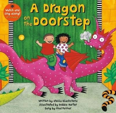 Barefoot Books A Dragon on the Doorstep byStella Blackstone (book with audio) 3+