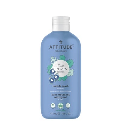 Attitude Little Leaves Bubble Wash - Blueberry