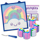 Kahootz LatchKits  Rainbow Mini-Rug kit 6+