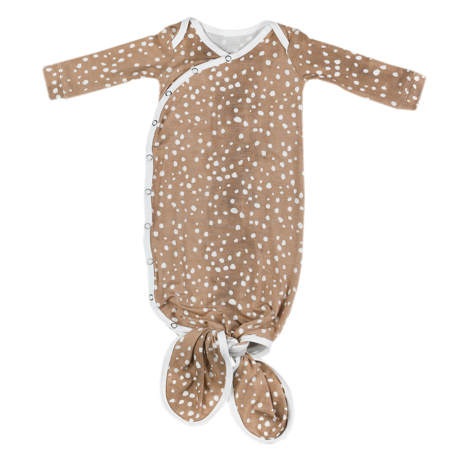 Copper Pearl Copper Pearl Knotted Kimono Gown (0-3 months)