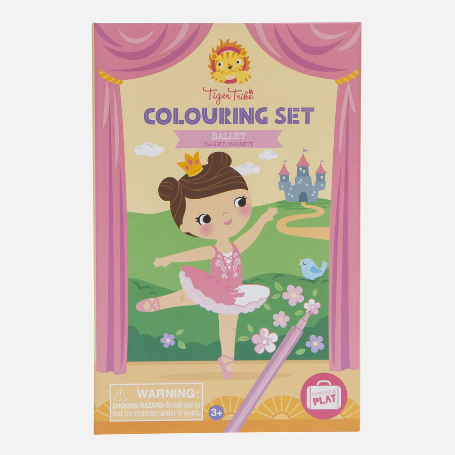 Tiger Tribe Ballet Colouring Set (3+)