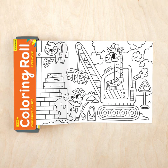 Mudpuppy mudpuppy Mini Coloring Roll (3+)