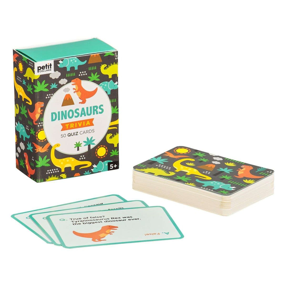 Petit Collage Dinosaur Trivia Cards (5+)