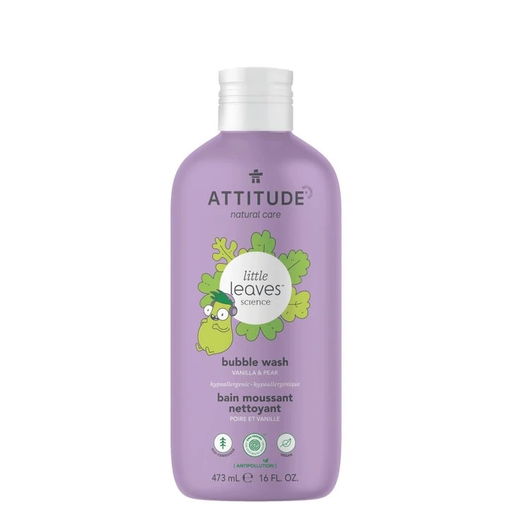 Attitude Little Leaves Bubble Wash - Vanilla Pear